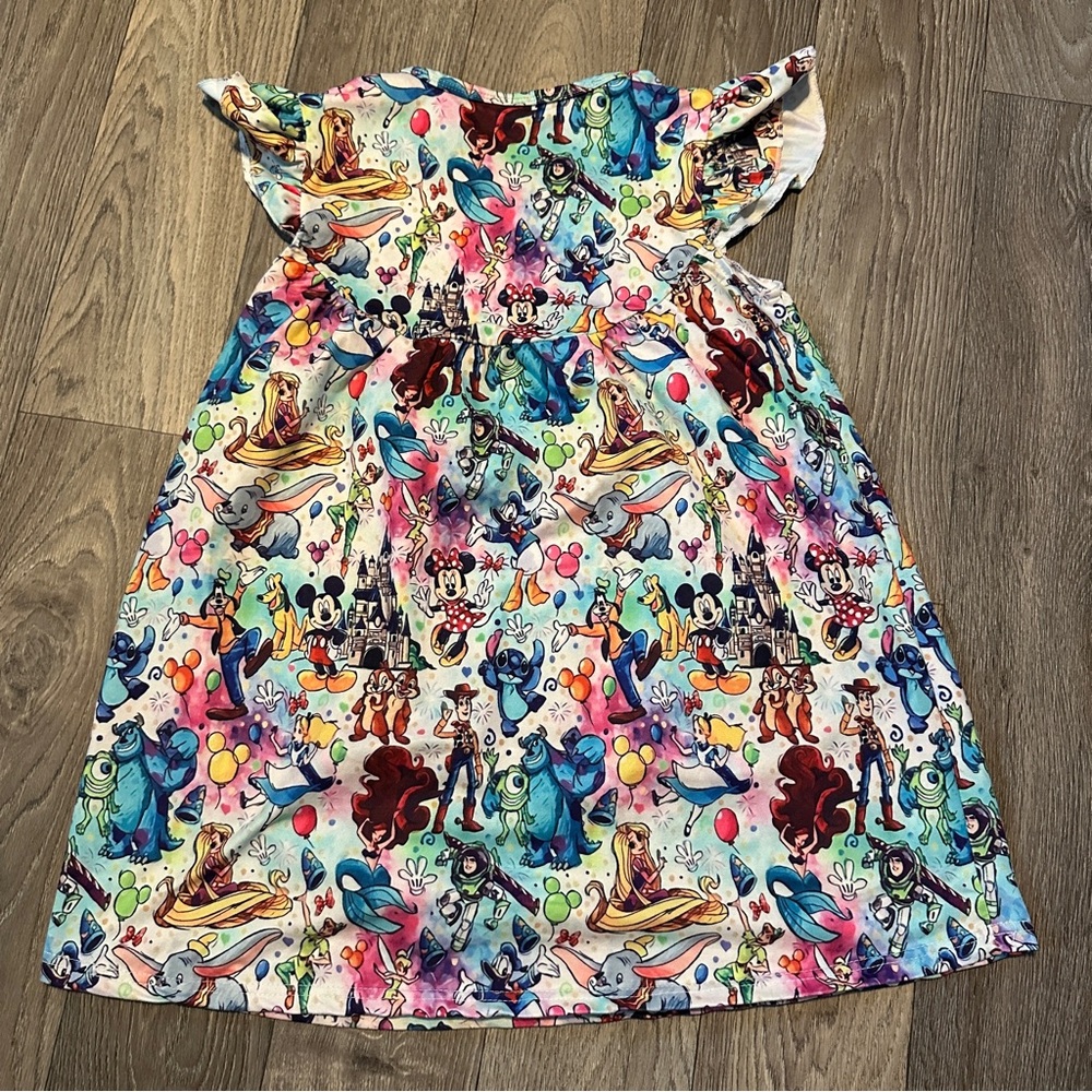 Disney Character Flutter Sleeve Casual Sundress - Picture 5 of 7